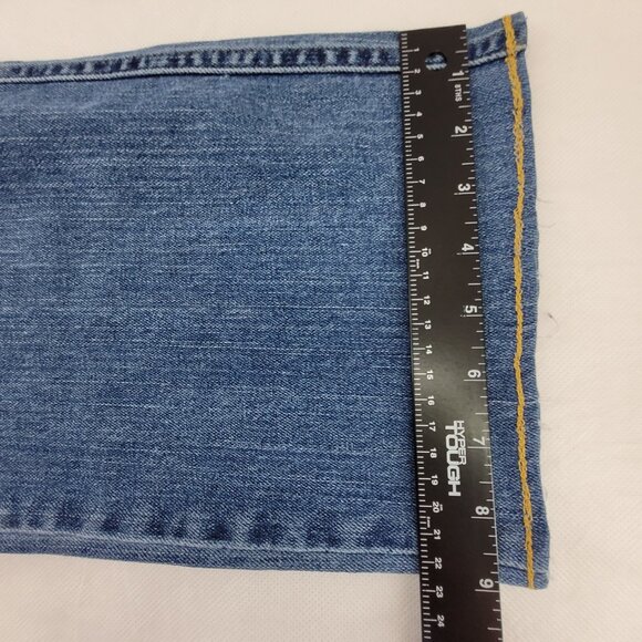 Lee Jeans Women's 12 Blue Denim 29.5" Modified Hem - Picture 10 of 11